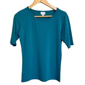 LuLaRoe Gigi Top Teal Size Small